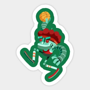 Bot Basketball Sticker